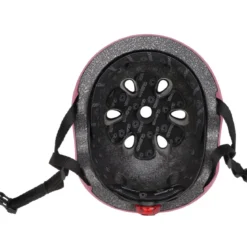 Casco Regolabile per Bambini XS-S Ø 48-53 cm Rosa Pastello Luce LED
