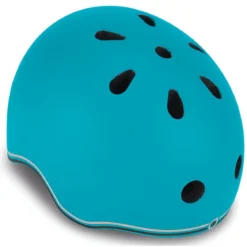 Casco Regolabile per Bambini XXS/XS Ø 48-51 cm Verde Acqua Luce LED