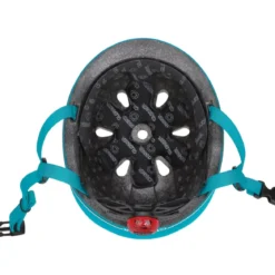 Casco Regolabile per Bambini XXS/XS Ø 48-51 cm Verde Acqua Luce LED