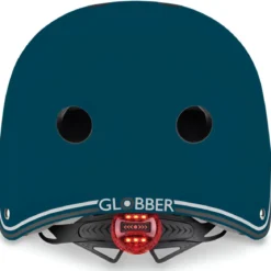 Casco Regolabile per Bambini XS-S Ø 48-53 cm Blu Petrolio Luce LED