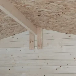 Casetta Armadio in Legno Da Giardino per Attrezzi 124x76 cm