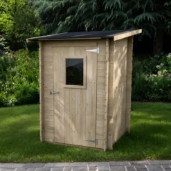 Casetta Armadio in Legno Da Giardino per Attrezzi 124x76 cm