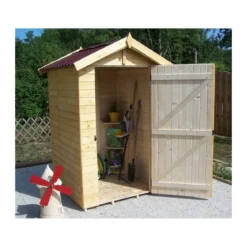 Casetta Armadio in Legno Mobile Ripostiglio da Giardino Esterno Porta Attrezzi