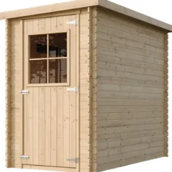 Casetta da Giardino a Parete in Legno 144x239 cm 19 mm