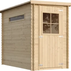 Casetta da Giardino a Parete in Legno 144x239 cm 19 mm