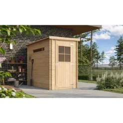 Casetta da Giardino a Parete in Legno 144x239 cm 19 mm