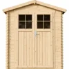 Casetta da Giardino in Legno 180x180 Pavimento Porta con Serratura