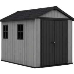 Casetta da Giardino Keter Newton Plus in Resina Grigio 230x287 cm
