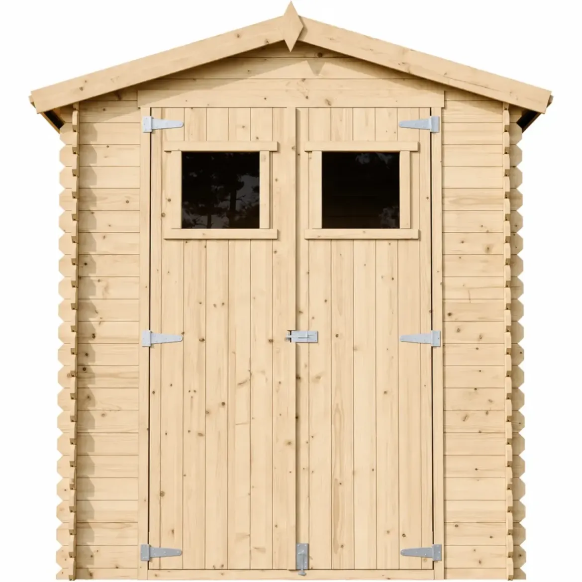 Casetta da Giardino 180x180 in Legno 19mm Porta con Finestra