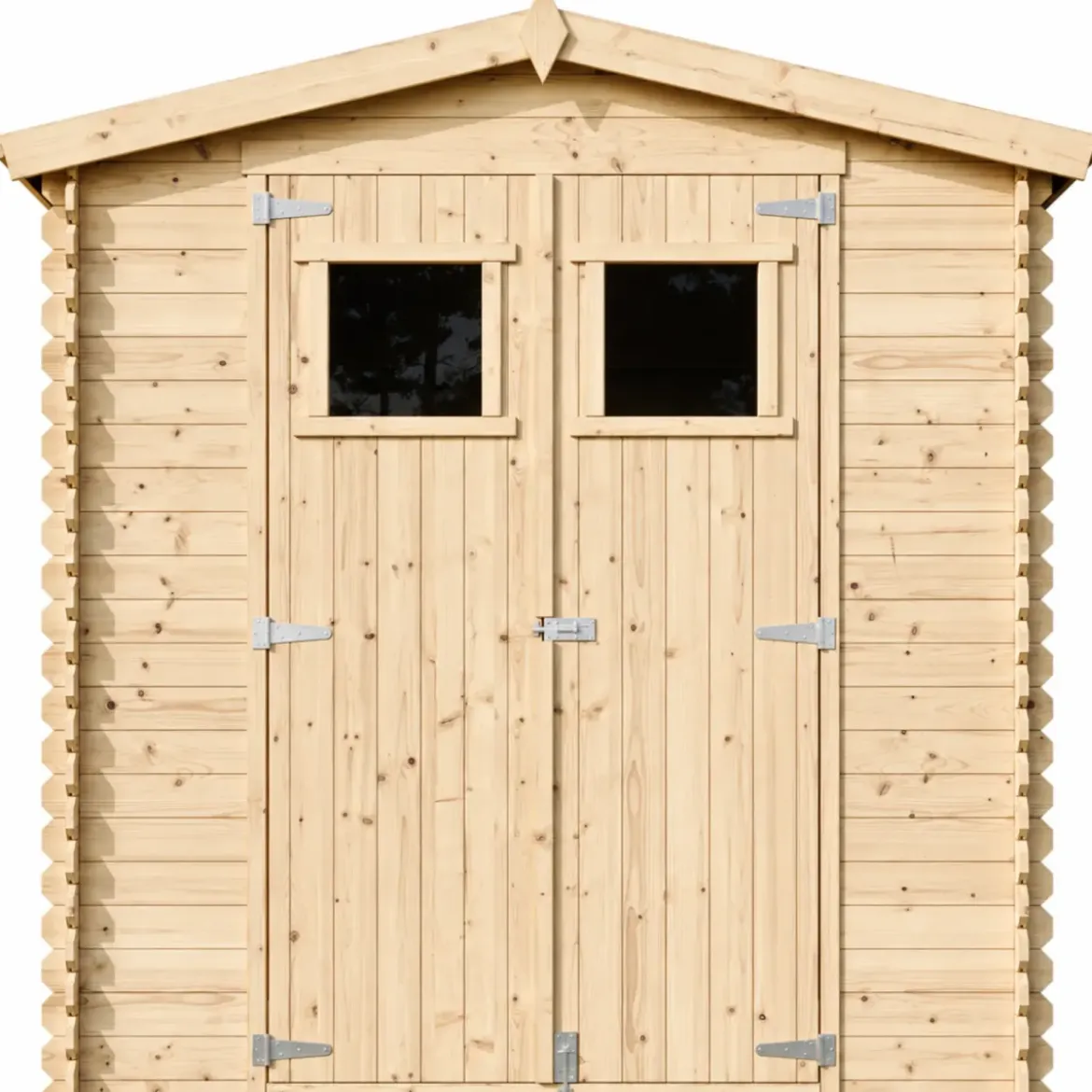 Casetta da Giardino 2x2 Legno 19 mm Pavimento Porta Deposito Attrezzi
