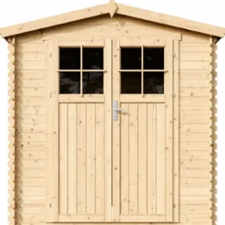 Casetta da Giardino 2x2 m Legno 19 mm Serratura Tetto Impermeabile