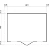 Casetta da Giardino 4x2 m Legno 17 mm Pavimento Doppia Porta Finestre