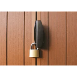 Casetta da Giardino 190x183x221 cm Effetto Legno EVOTECH+ Doppia Porta