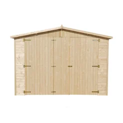 Casetta Garage in Legno 3x5 mt a Pannelli Box Parcheggio Auto Carport