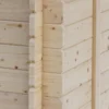 Casetta in Legno Block House 249x249 cm Porta Finestrata da Giardino