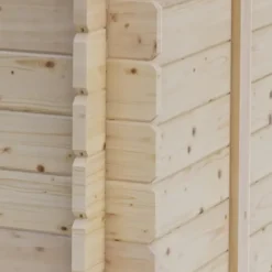 Casetta in Legno Block House 249x249 cm Impermeabile da Giardino