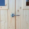 Casetta in Legno con Pavimento 3x3 m Block House Doopia Porta Finestra