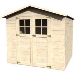 Casetta in Legno da Giardino Box Ripostiglio 229x202 cm Porta Attrezzi Esterno
