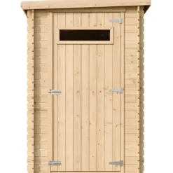 Casetta in Legno da Giardino 19 mm 144x239x198 cm con Pavimento Interno