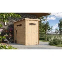 Casetta in Legno da Giardino 144x239x198 cm 19 mm per Attrezzi
