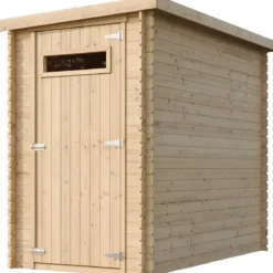 Casetta in Legno da Giardino 144x239x198 cm 19 mm per Attrezzi