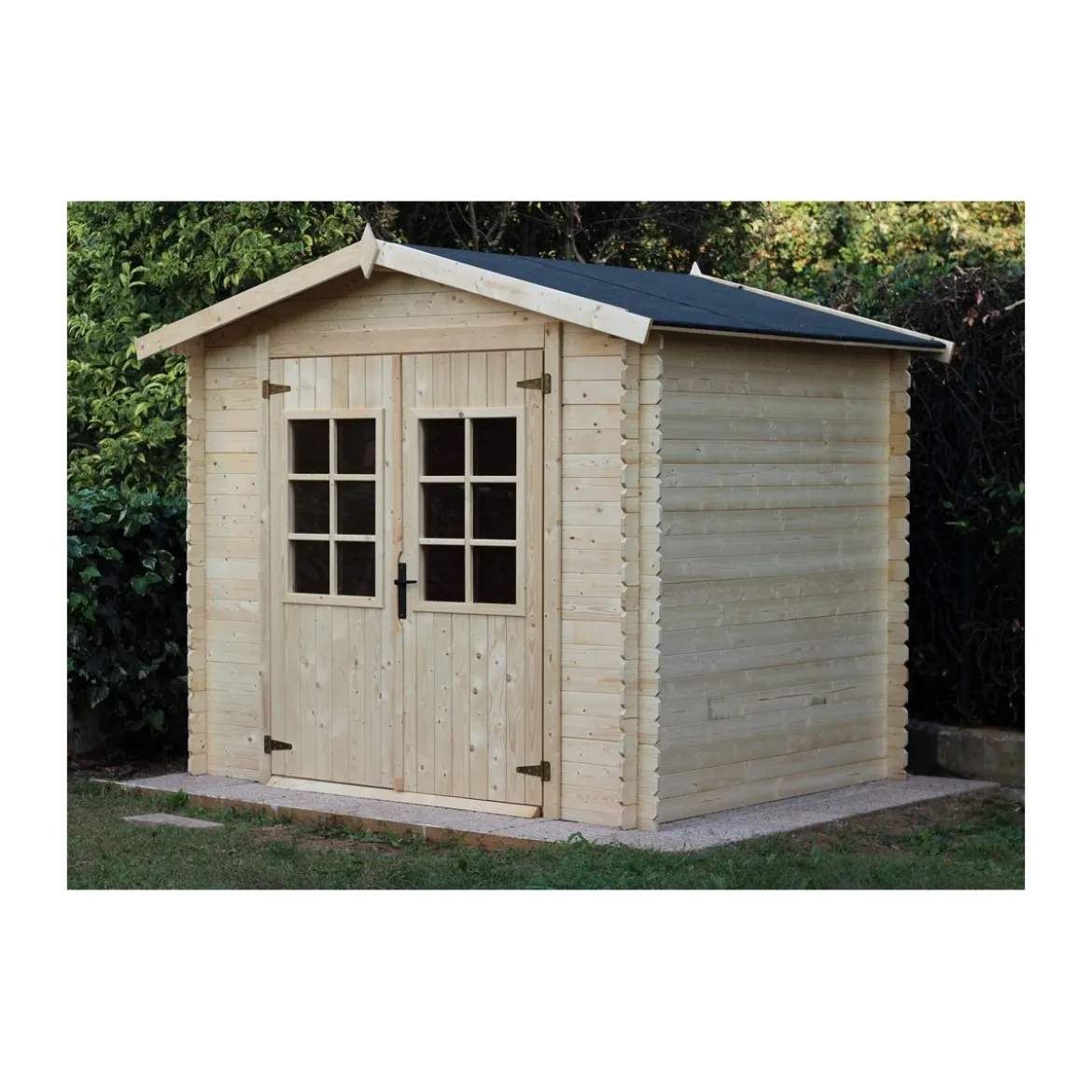 Casetta in Legno da Giardino 2.5x3 m 19mm Box per Attrezzi