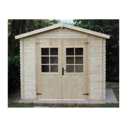 Casetta in Legno da Giardino 2.5x3 m 19mm Box per Attrezzi