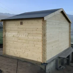 Casetta in Legno di Abete 4x3 con Doppia Porta