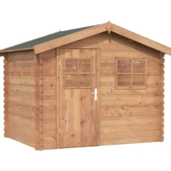 Casetta in Legno Impregnata 2.6x2 19 mm Box per Attrezzi
