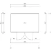 Casetta in Legno 19 mm 280x184 cm Blockhouse Porta Doppia Vetrata