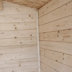 Casetta in Legno Piccola 1.5x1.3 con Pavimento Interno da Giardino