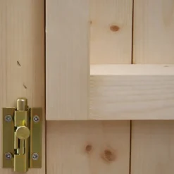 Casetta in Legno Piccola 1.5x1.3 con Pavimento Interno da Giardino