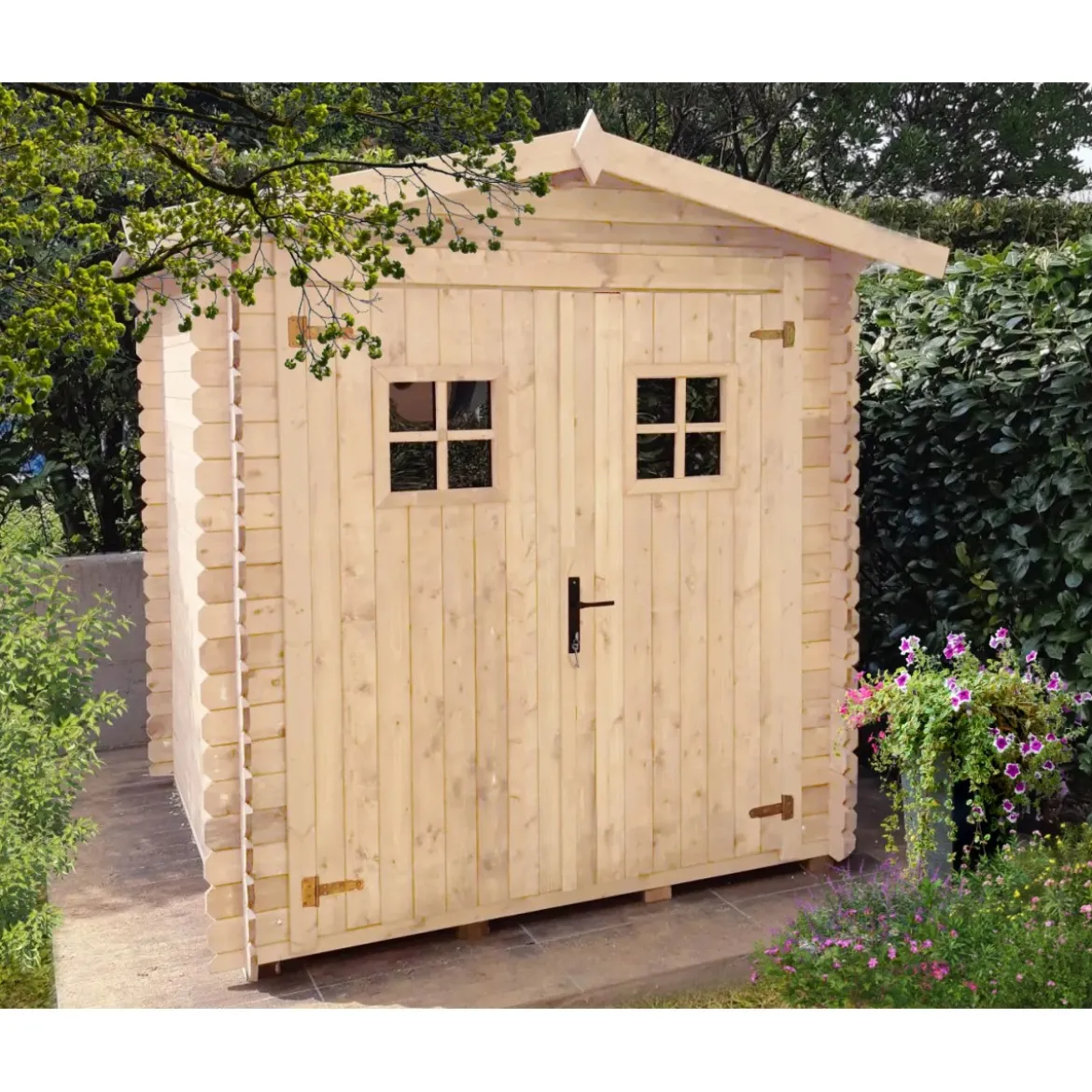 Casetta in Legno porta attrezzi 2x2 19mm superfice interna 3mq