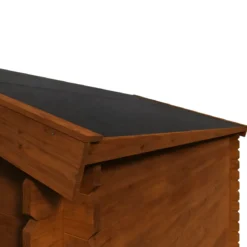 Casetta in Legno Trattato 34mm da Giardino 4x4 Doppia Porta Block-House