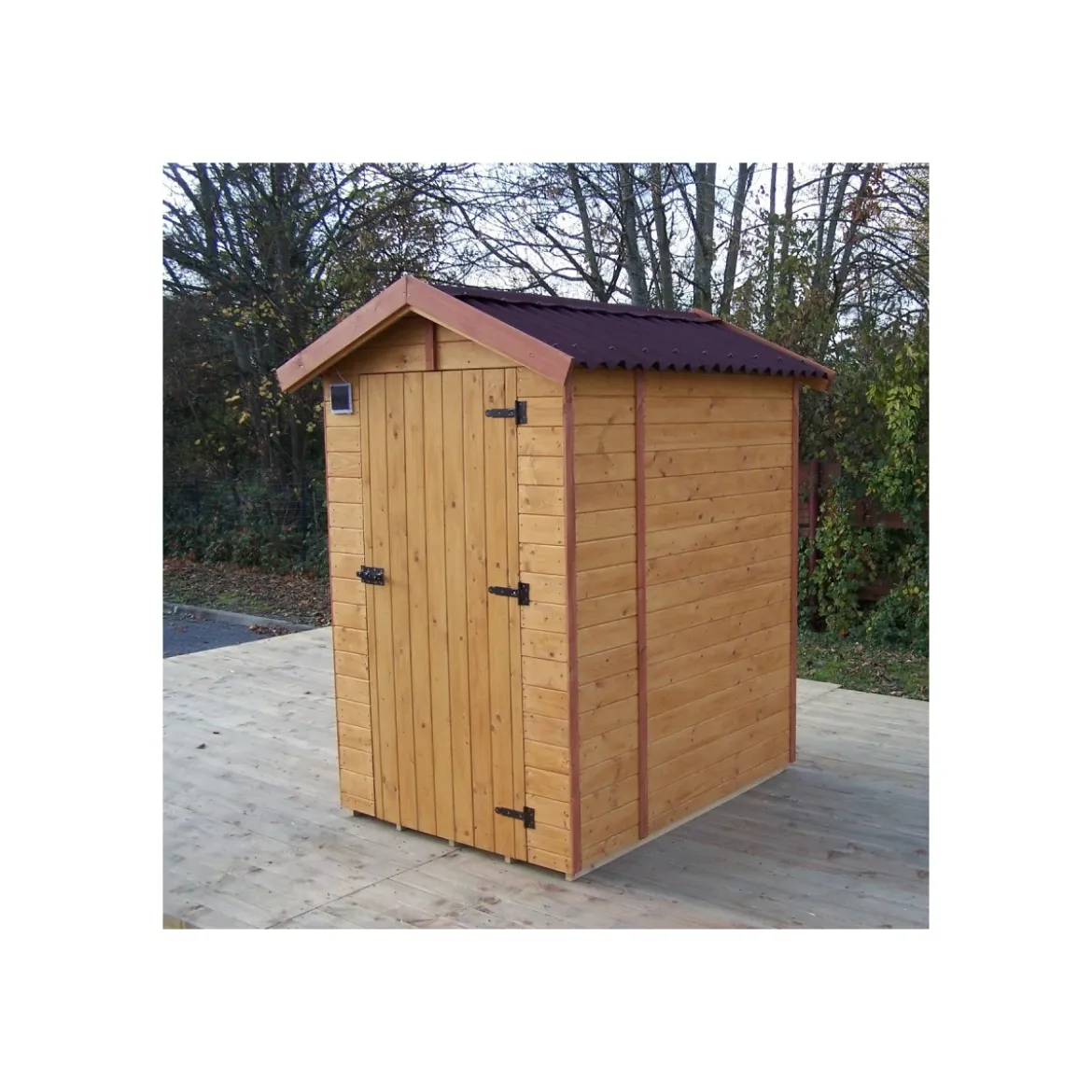 Casetta in Legno uso Bagno 140x140 cm WC da Esterno