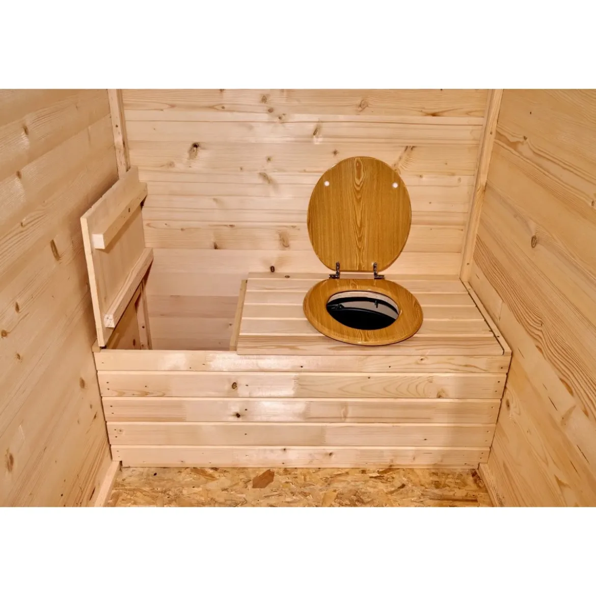 Casetta in Legno uso Bagno 140x140 cm WC da Esterno