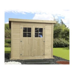 Casetta in Legno 250x250 a Pannelli 19 mm Ricovero Attrezzi Giardino