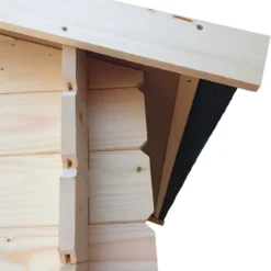 Casetta in Legno 2x1.3 con Pavimento Interno Rimessa per Attrezzi da Giardino