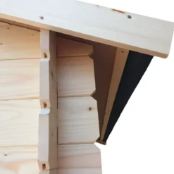 Casetta in Legno 1.5x1.5 con Pavimento Rimessa Ricovero per Attrezzi da Giardino