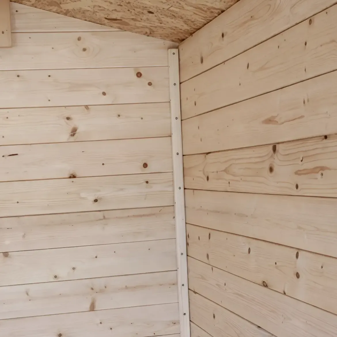 Casetta in Legno 2x2 con Pavimento Rimessa Ricovero per Attrezzi da Giardino
