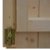 Casetta in Legno 2x1.8 25 mm con Pavimento Rimessa Porta Attrezzi da Giardino