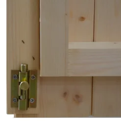 Casetta in Legno 2x1.8 25 mm con Pavimento Rimessa Porta Attrezzi da Giardino