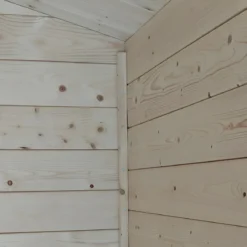 Casetta in Legno 2x1.8 25 mm con Pavimento Rimessa Porta Attrezzi da Giardino