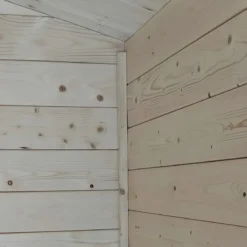 Casetta in Legno 2.5x2.5 19 mm con Pavimento Rimessa Ricovero Attrezzi Giardino