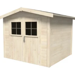 Casetta in Legno 2.3x2.3 mt a Pannelli 19 mm Moderna Porta Attrezzi da Giardino