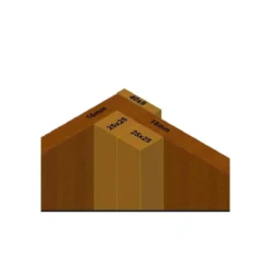 Casetta in Legno 160x160 Pavimento Mobile Ripostiglio Giardino Esterno Attrezzi
