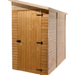 Casetta in Legno 2x1 Porta Attrezzi da Giardino Ricovero Ripostiglio per Esterno
