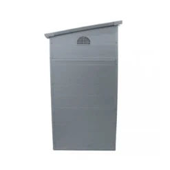 Casetta in Plastica Resina Grigio con Finestra 191x111x194 cm