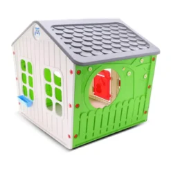 Casetta in Plastica Resina per Bambini Gioco Bimbi da Giardino Esterno