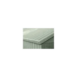 Casetta in resina Keter Darwin 125x184 cm Verde effetto Legno naturale